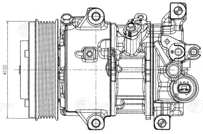 Compressor, air conditioning (LCAC 1916)