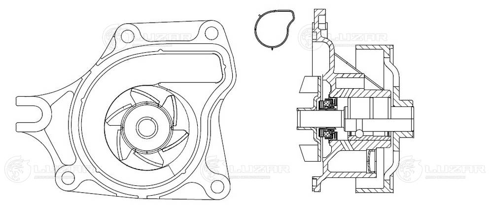 Water Pump, engine cooling
