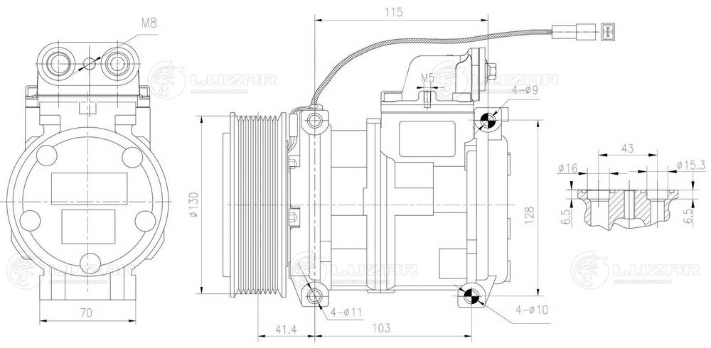Compressor, air conditioning