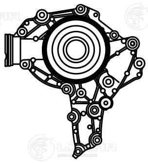 Water Pump, engine cooling (LWP 1514)