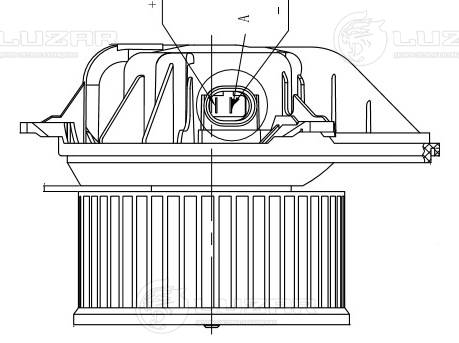 Electric Motor, interior blower