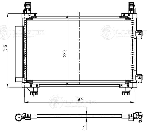 Condenser, air conditioning
