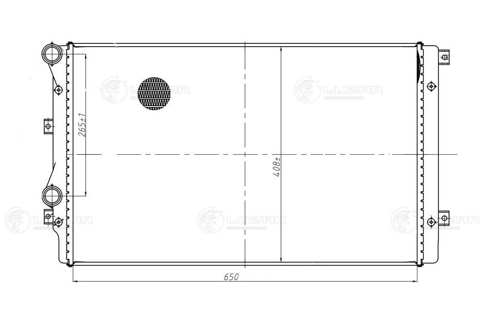 Radiator, engine cooling