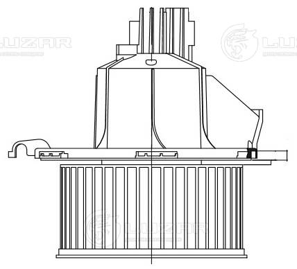 Electric Motor, interior blower
