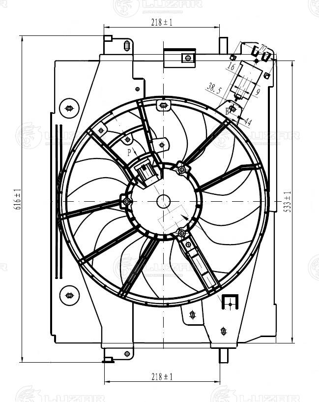 Fan, engine cooling
