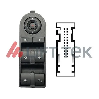 Switch, window regulator (LTOPB76005)