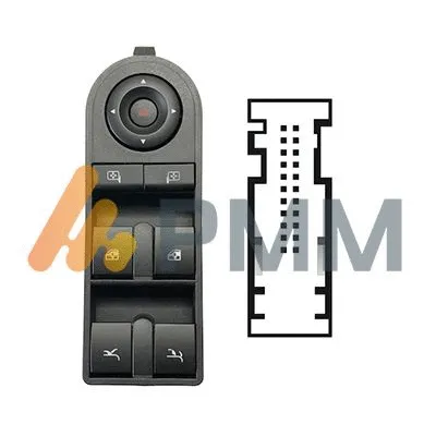 Switch, window regulator (ALOPB76005)