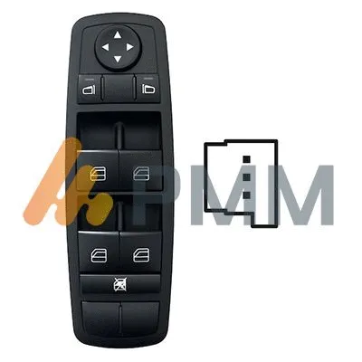 Switch, window regulator (ALMEB76005)