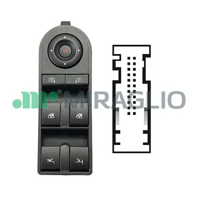 Switch, window regulator (121/OPB76005)