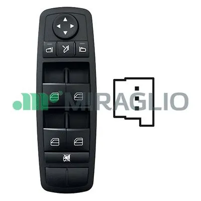 Switch, window regulator (121/MEB76006)