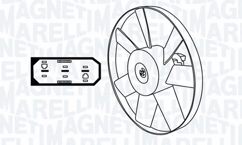 Fan, engine cooling (009144451MM)
