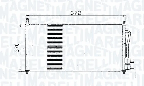 Condenser, air conditioning (351037471MM)