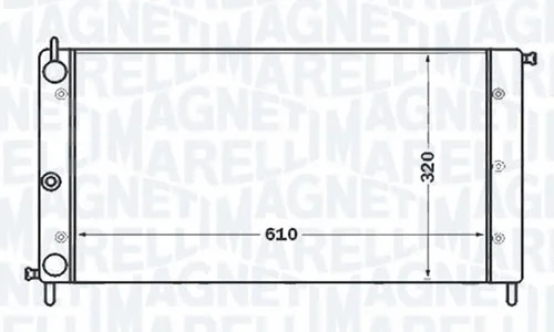 Radiator, engine cooling (RMM376767481)