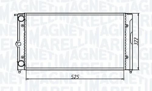 Radiator, engine cooling (RMM1015HVW)