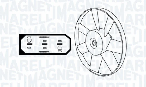 Fan, engine cooling (009144581MM)