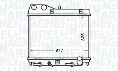 Radiator, engine cooling (RMM376768331)