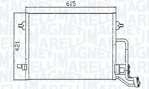 Condenser, air conditioning (351300391MM)