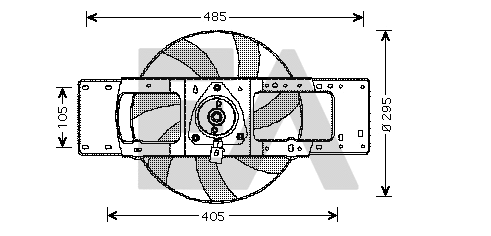 Fan, engine cooling (33V60006)