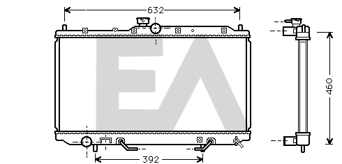 Radiator, engine cooling (31R51070)