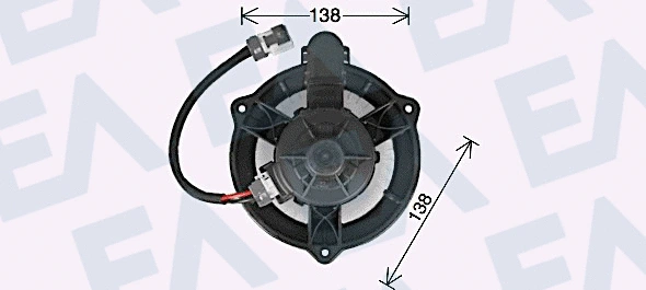 Electric Motor, interior blower (42A28029)