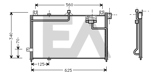 Condenser, air conditioning (30C52014)