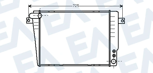 Radiator, engine cooling (31R07151)