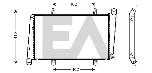 Radiator, engine cooling (31R78043)