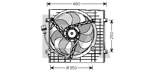 Fan, engine cooling (33V77004)