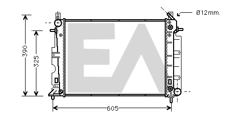 Radiator, engine cooling (31R62013)