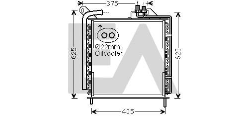 Condenser, air conditioning (30C32002)