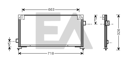 Condenser, air conditioning (30C68009)