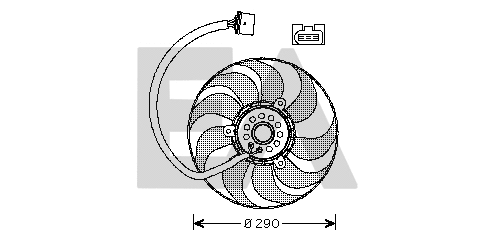 Fan, engine cooling (33V77018)