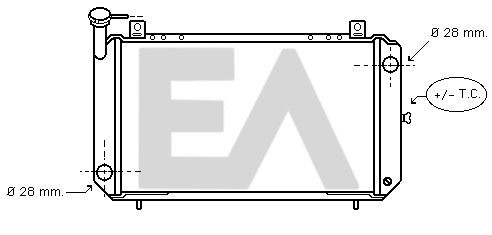 Radiator, engine cooling (31R18032)