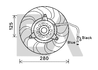 Fan, engine cooling (33V02002)