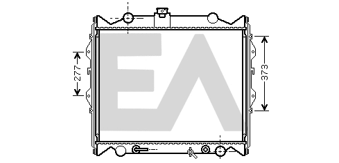 Radiator, engine cooling (31R71124)