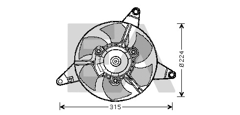 Fan, engine cooling (33V25002)