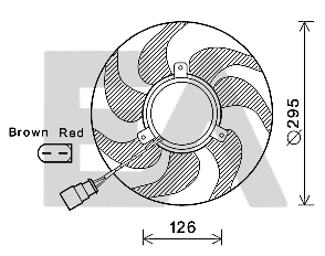 Fan, engine cooling (33V77032)
