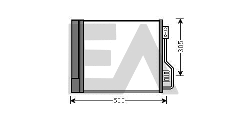 Condenser, air conditioning (30C44004)