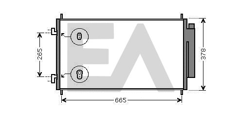 Condenser, air conditioning (30C26023)