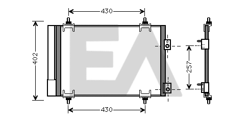 Condenser, air conditioning (30C10029)