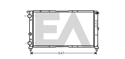 Radiator, engine cooling (31R25026)