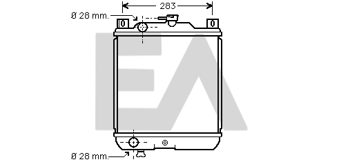Radiator, engine cooling (31R69015)