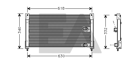 Condenser, air conditioning (30C05004)