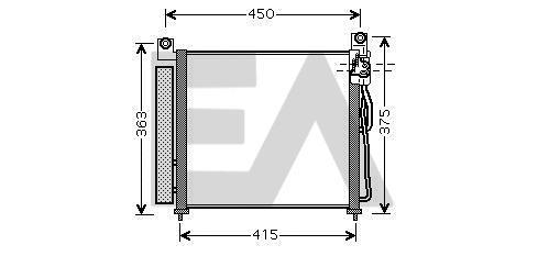 Condenser, air conditioning (30C36018)