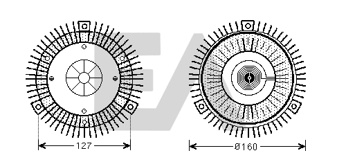 Fan Wheel, engine cooling (35C50D16)