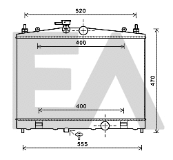 Radiator, engine cooling (31R18129)