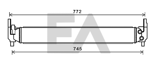 Radiator, engine cooling (31R02014)