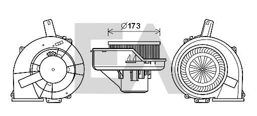 Electric Motor, interior blower (42A67003)