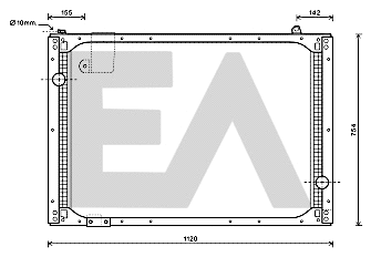 Radiator, engine cooling (31R47023)
