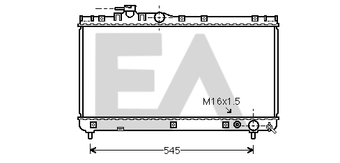 Radiator, engine cooling (31R71001)